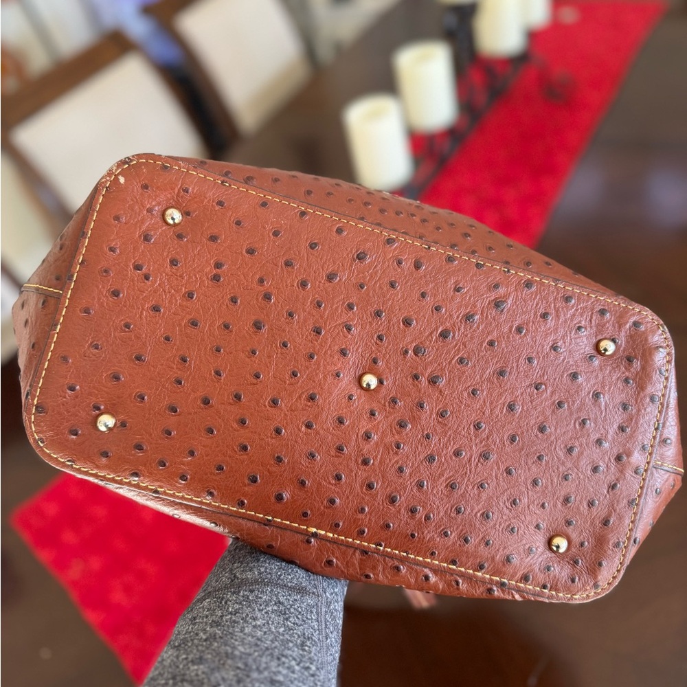 Dooney & Bourke Ostrich Leather Bag - Picture 9 of 9